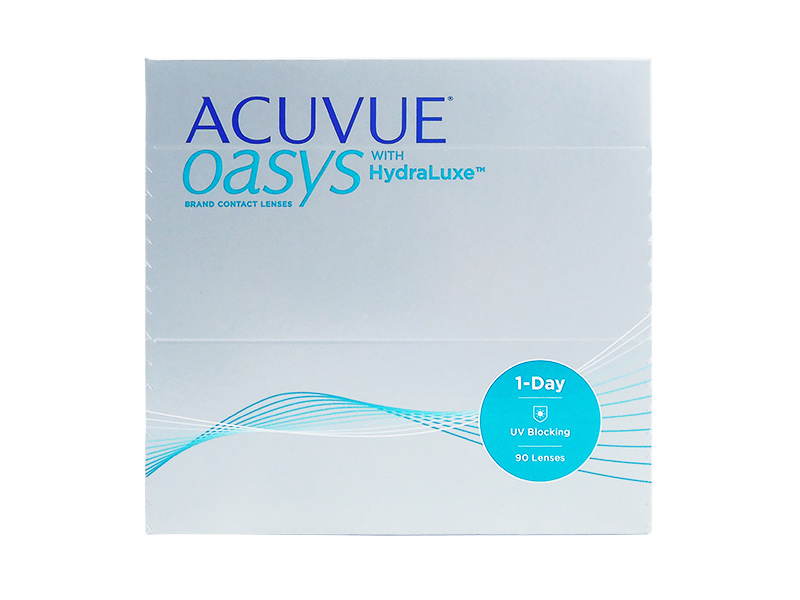 ACUVUE OASYS 1DAY WITH HYDRALUXE 90 Pack Daily Disposable Contact Lenses